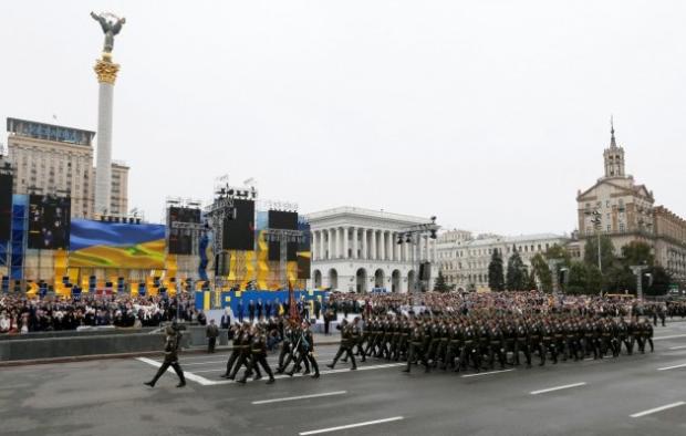Військовий парад у Києві на честь 25-ї річниці Незалежності України. Фото:http://kiev.unian.ua/
