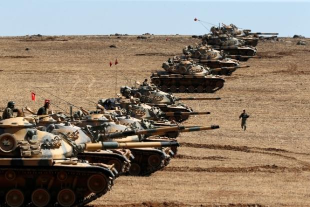 Турецькі танки увійшли в Сирію. Фото:http://ipress.ua/