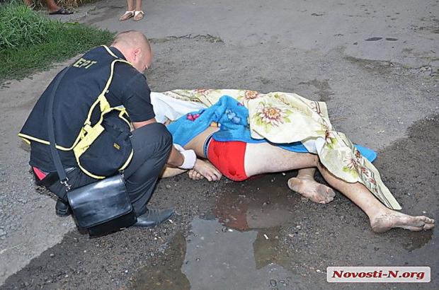 На місці вбивства у Кривому Озері. Фото: Новости-N.