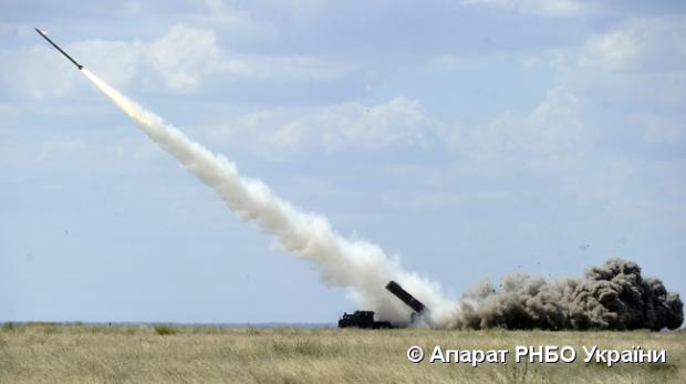 В Україні провели випробування ракетного комплексу "Вільха". Фото: rnbo.gov.ua.