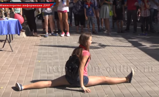 Спортивні змагання у Донецьку на День міста-2016. Без коментарів. Скрін відео.