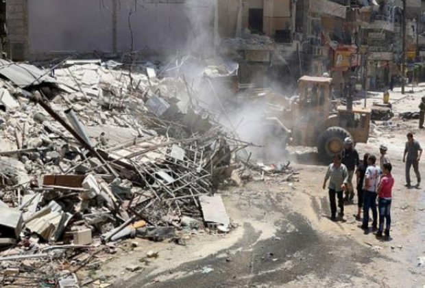 Алеппо після бомбардування. Ілюстрація:www.24.kz