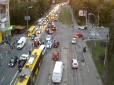 У Києві сталася ДТП за участю патрульних та тролейбуса, постраждали діти (відео)