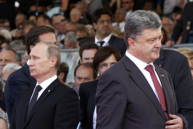 Путін та Порошенко. Фото: zn.ua.