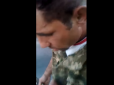 Виховний момент від бійця АТО: У Львові змусили роздягнутись цигана, який жебракував у формі ЗСУ (відео)