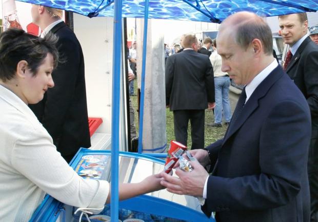Путін привезе китайцям морозива. Фото: ЖЖ.