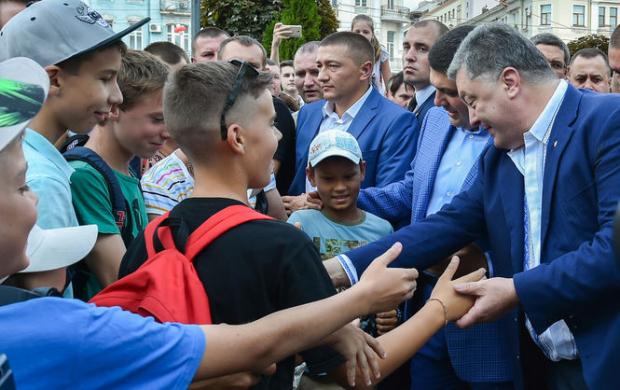 Порошенко у Вінниці. Фото: Адміністрація Президента