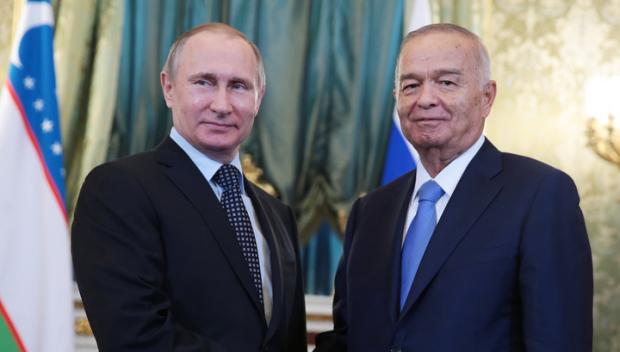 Путін і Карімов. Фото: www.vesti.ru.
