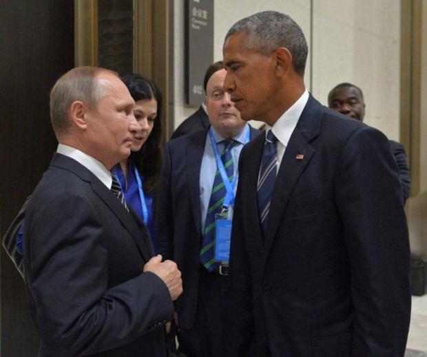 Володимир Путін та Барак Обама. Фото: соцмережі.
