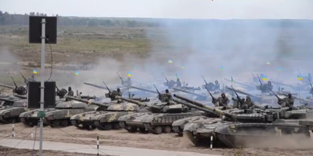 Змагання найкращих танкових взводів. Фото: скріншот з відео.