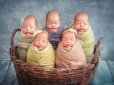 П'ятеро немовлят-близнюків з Одеси знялися у першій фотосесії (фото, відео)