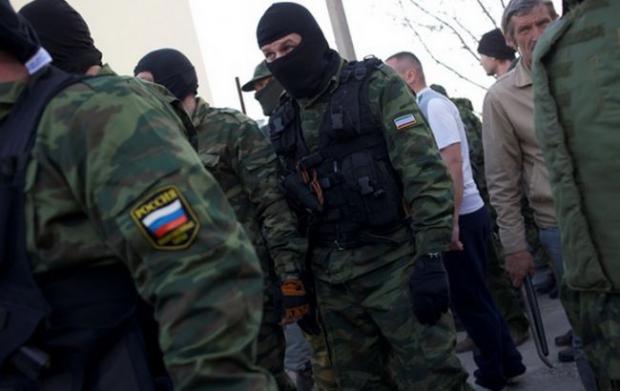 Російські військові у Донецьку. Фото: РБК.