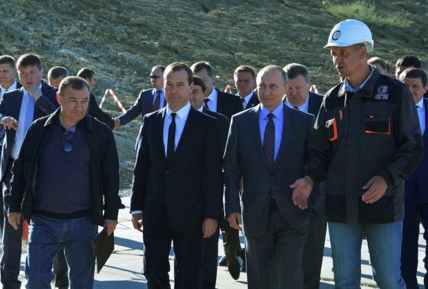 15 вересня Путін з Медведєвим побували в окупованому Криму. Фото: unian.ua.