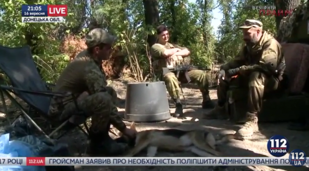 Закарпатські військові у зоні АТО. Фото: скріншот з відео.
