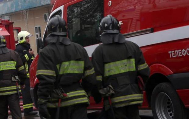 Пожежники у Москві. Фото: РБК.