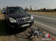 На трасі біля Миколаєва позашляховик збив спортсмена зі збірної по велоспорту (фото, відео)