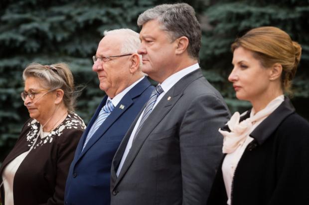 Реувен Рівлін перебував в Україні на запрошення Петра Порошенка. Фото: censor.net.ua.