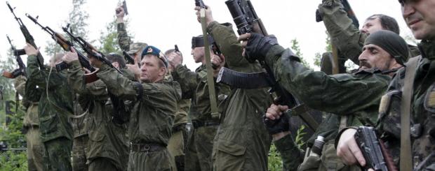 Російські бойовики на Донбасі. Фото: tsn.ua.