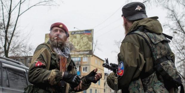Російські бойовики на Донбасі. Фото: ua-story.com.ua.