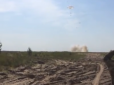 Бойова машина ЗСУ розбилася під час десантування (відео)
