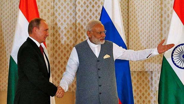 Візит Путіна в Індію. Фото:http://www.ntv.ru/