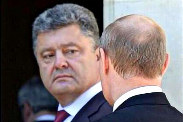 Петро Порошенко та Володимир Путін. Фото: ZN.ua.