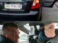 Київський таксист напав на жінку з дитиною (фото)