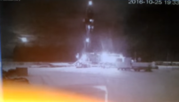 У Бурятії впав метеорит. Фото: скріншот з відео.
