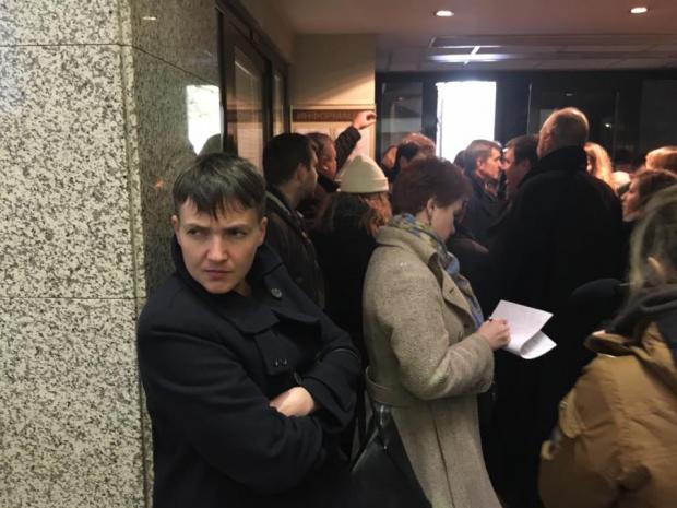 Надія Савченко у Москві. Фото: соцмережі.