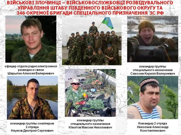 Російські військові злочинці. Фото: ГУР.