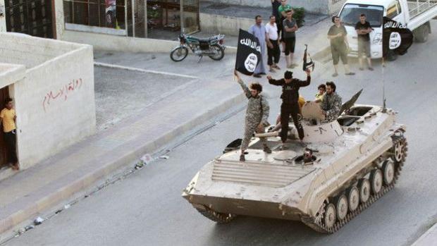 Бойовики "ІД" у місті Ракка. Фото: Рейтерс.
