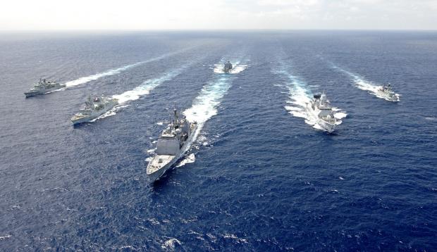 Кораблі НАТО в Середземному морі. Фото: geo-politica.info.