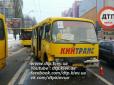 У Києві зіткнулися дві маршрутки, є постраждалі (фото)