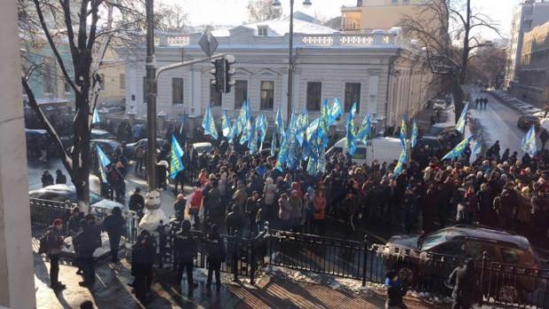 Мітинг у Києві. Фото: "Українська правда"