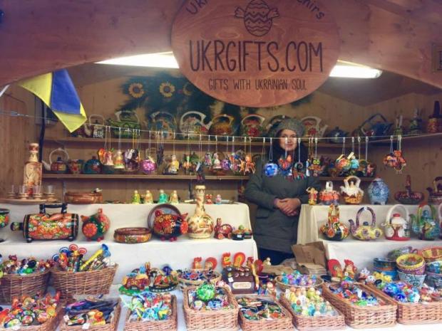 Українські іграшки на ярмарку в Австрії. Фото: соцмережі