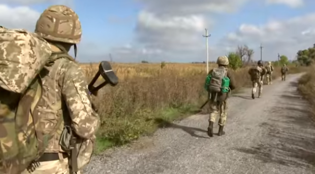 Українські морпіхи. Фото: скріншот з відео.