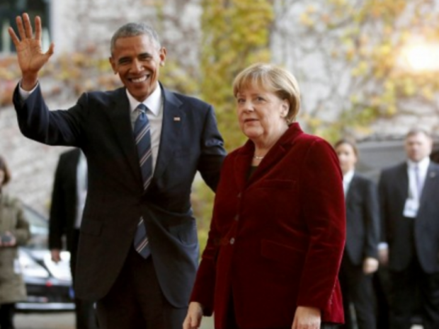 Обама прилетів у Берлін на запрошення Меркель. Фото:http://tsn.ua/