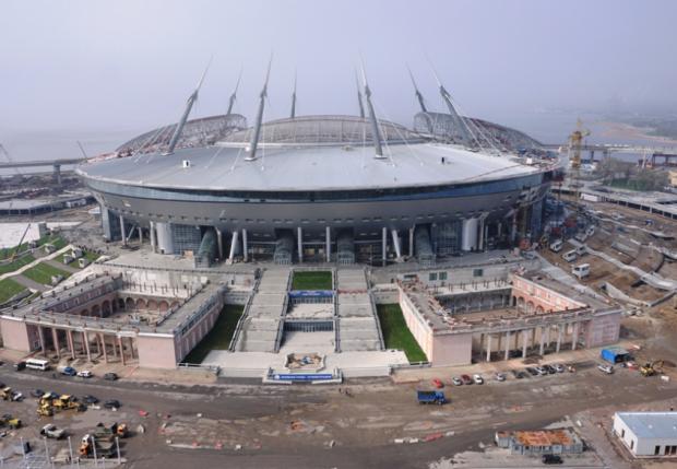 Стадіон у Санкт-Петербурзі. Фото:Fakty ICTV