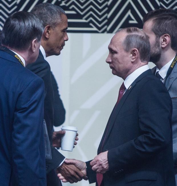 Обама та Путін. Фото: соцмережі
