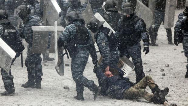 "Беркутівці" на Майдані. Фото: ZN.ua.