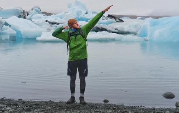 Недавно блогер Максим Заселян повернувся з велоподорожі по Ісландії. Фото: Інстаграм.