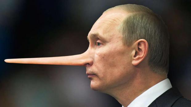 Нова брехня Путіну дуже сподобалась. Фото: соцмережі.