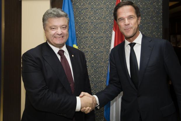 Петро Порошенко та Марк Рютте. Фото: 112 Україна.