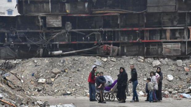 У Алеппо. Фото: BBC.com.