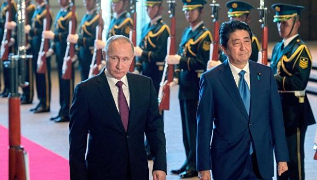 В.Путін і С.Абе. Фото: РИА Новости.