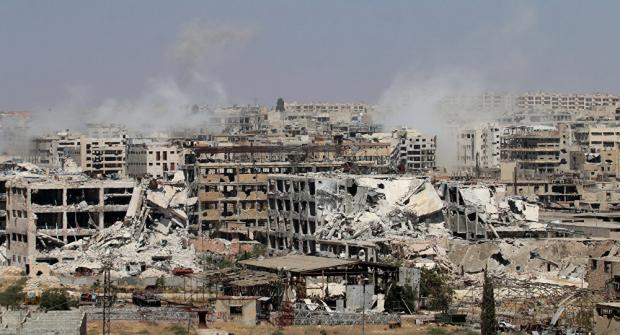 Алеппо зруйновано вщент. Фото: ВВС.