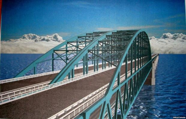 Проект моста компании "Крымэнергоресурсы". Фото: ru.krymr.com