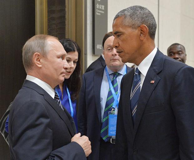 Путін і Обама. Фото:www.demilked.com