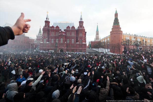 Бунт на Манежній площі. Фото: varlamov.ru.
