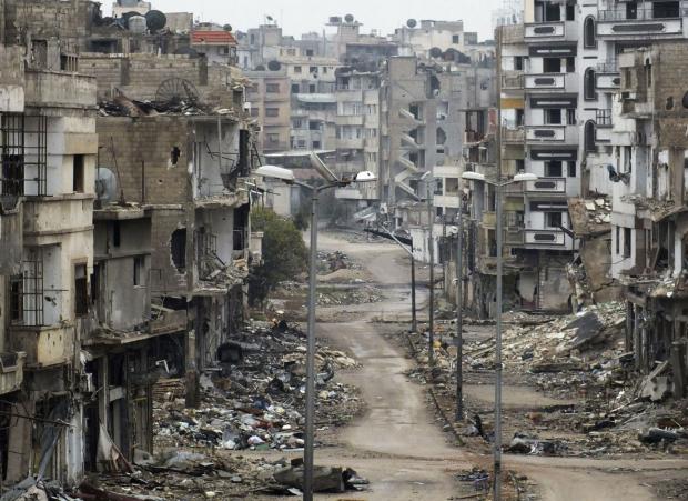 Знищене Алеппо. Фото: ВВС.